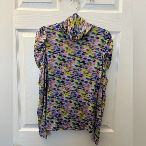 ! Tanya Taylor Adonica Jersey Turtleneck Top sz small - Picture 4 of 8